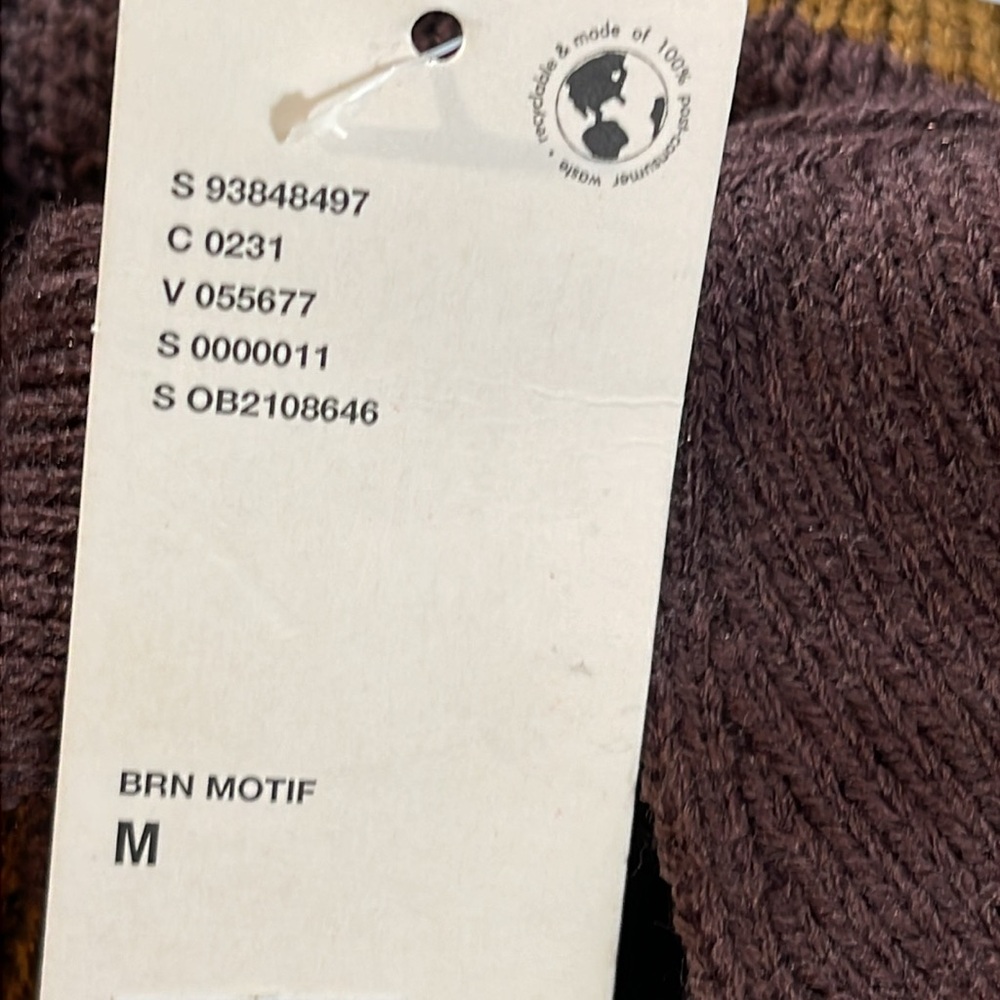 URBAN OUTFITTERS Brown Striped Sweater Top Size Medium NEW - Picture 9 of 12